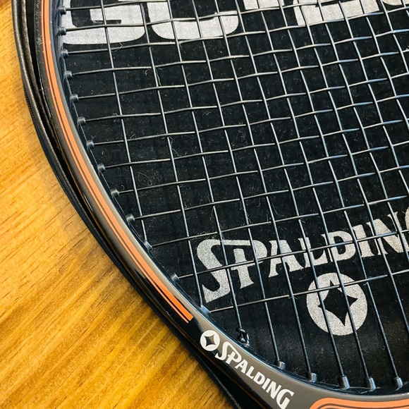 Excellent Condition Spaulding Gc-20 black/orange Tennis Racquet - Picture 7 of 8
